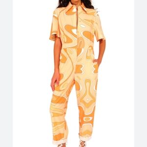 Sara Battaglia Jumpsuit Rent The Runway "Sz 42" Fits M?